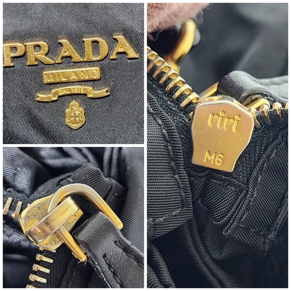 Prada Convertible Satchel Tessuto Bag Black - Picture 9 of 13